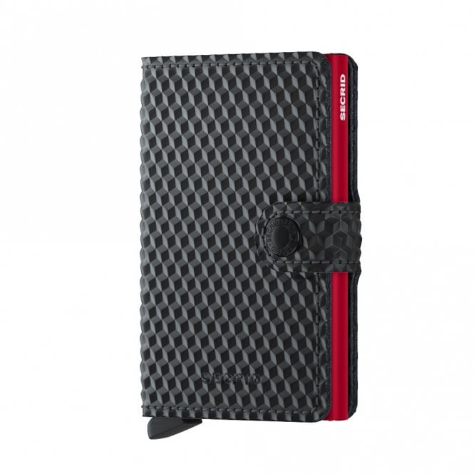 Secrid Wallet - Cubic Black & Red