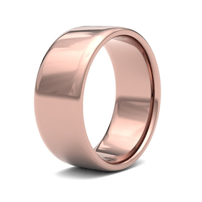 18K Rose Gold Soft Court 8mm Band