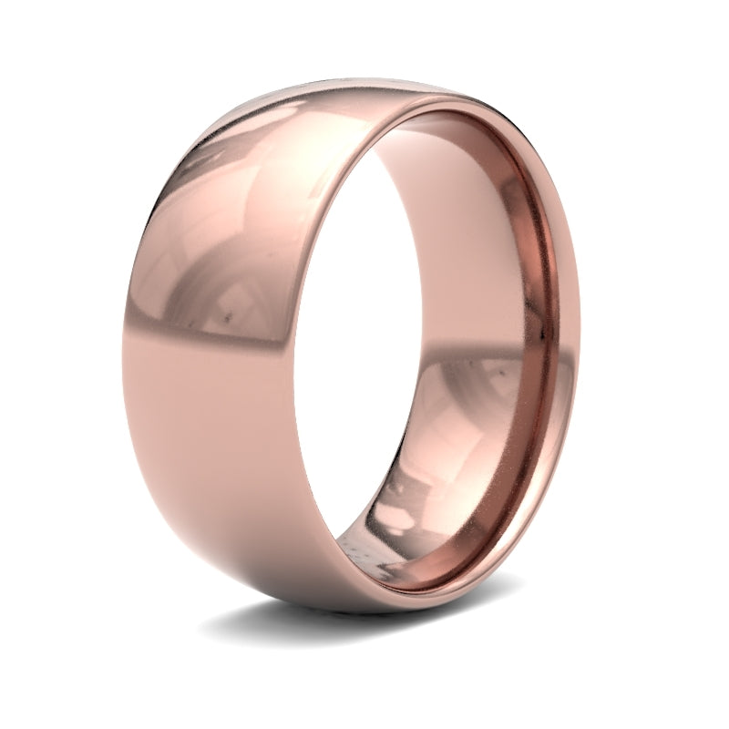 18K Rose Gold Traditional Court 8mm Band