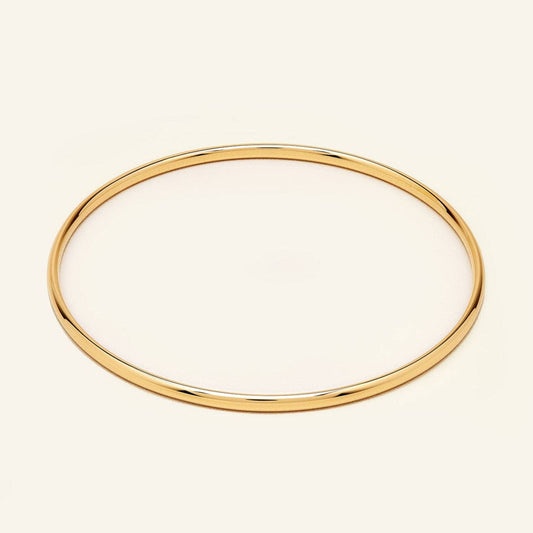 D. Louise - Classic Gold Bangle: Small / Medium