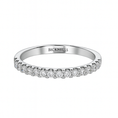 Platinum Round Brilliant Eternity Ring