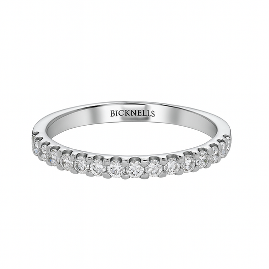 Platinum Round Brilliant Eternity Ring