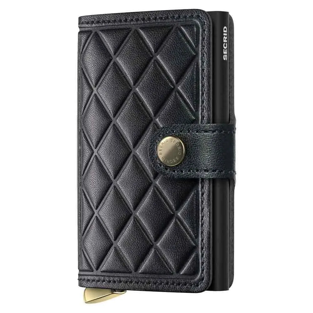 Secrid Premium Miniwallet Embossed Leather Black