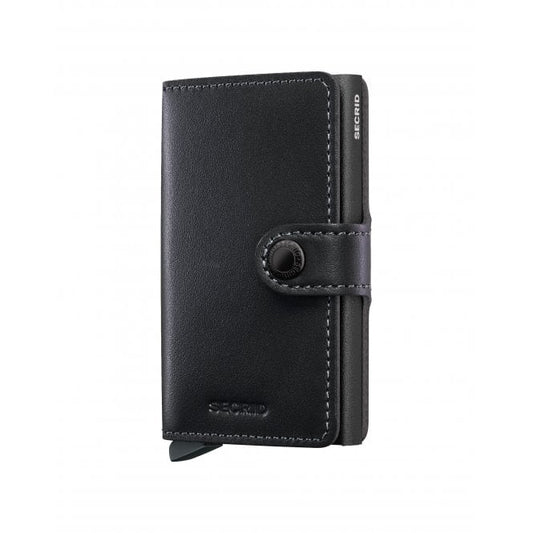 Secrid Miniwallet Original Leather Black Powdercoat
