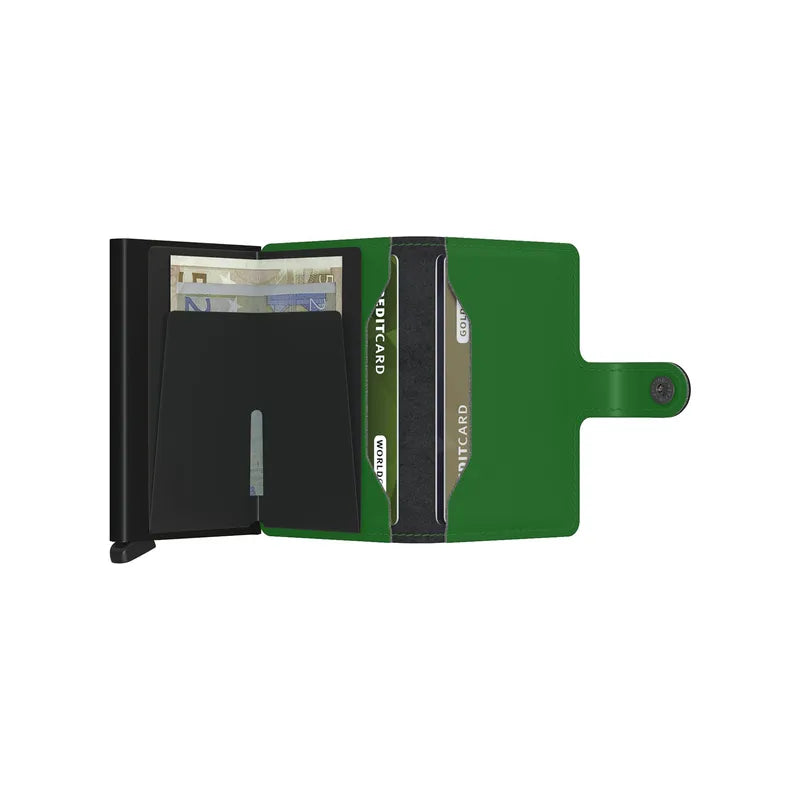 Secrid Miniwallet Original Matte Leather Green