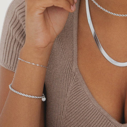 D. Louise - Rope Bracelet: Gold