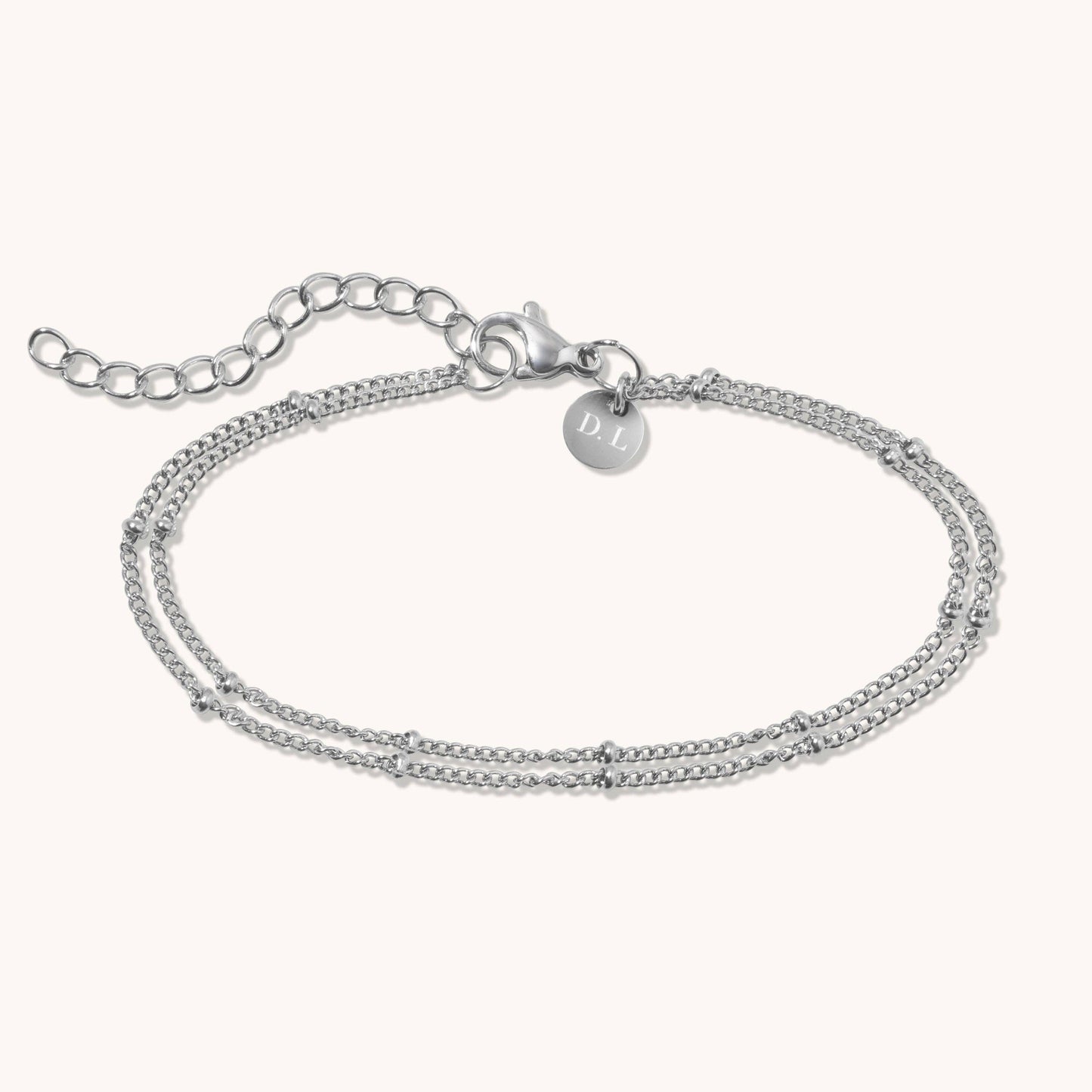 D. Louise - Double Beaded Bracelet: Gold