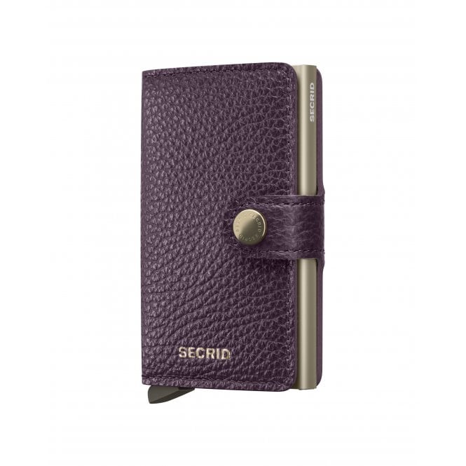Secrid Miniwallet Pebble Leather Grape