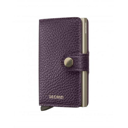 Secrid Miniwallet Pebble Leather Grape