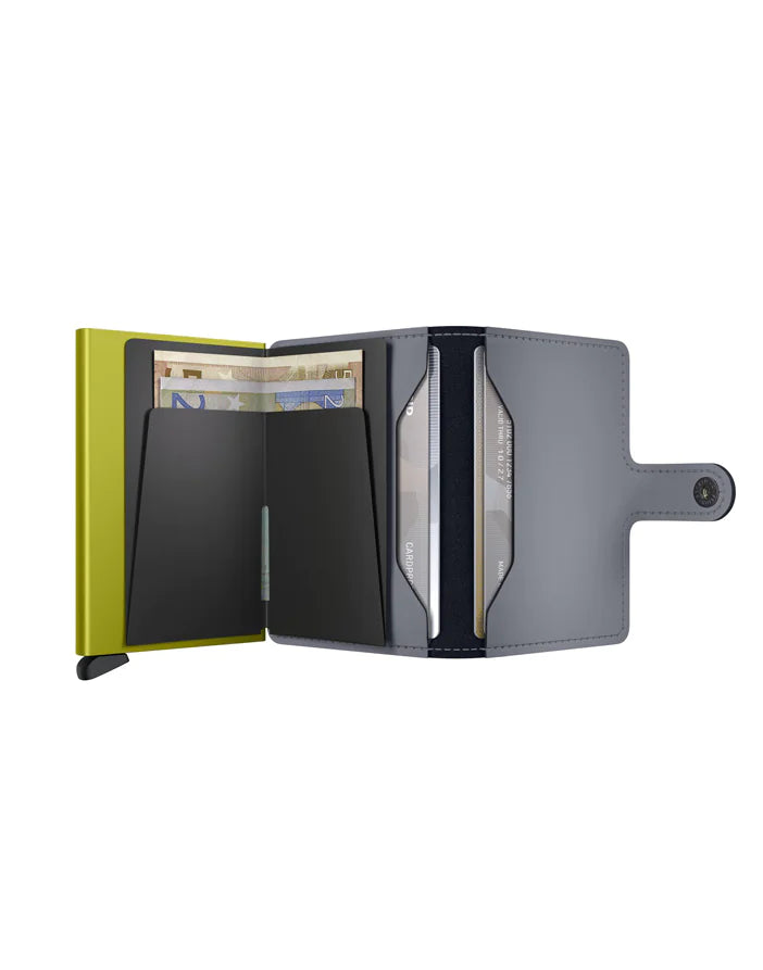 Secrid Miniwallet Original Matte Leather Grey