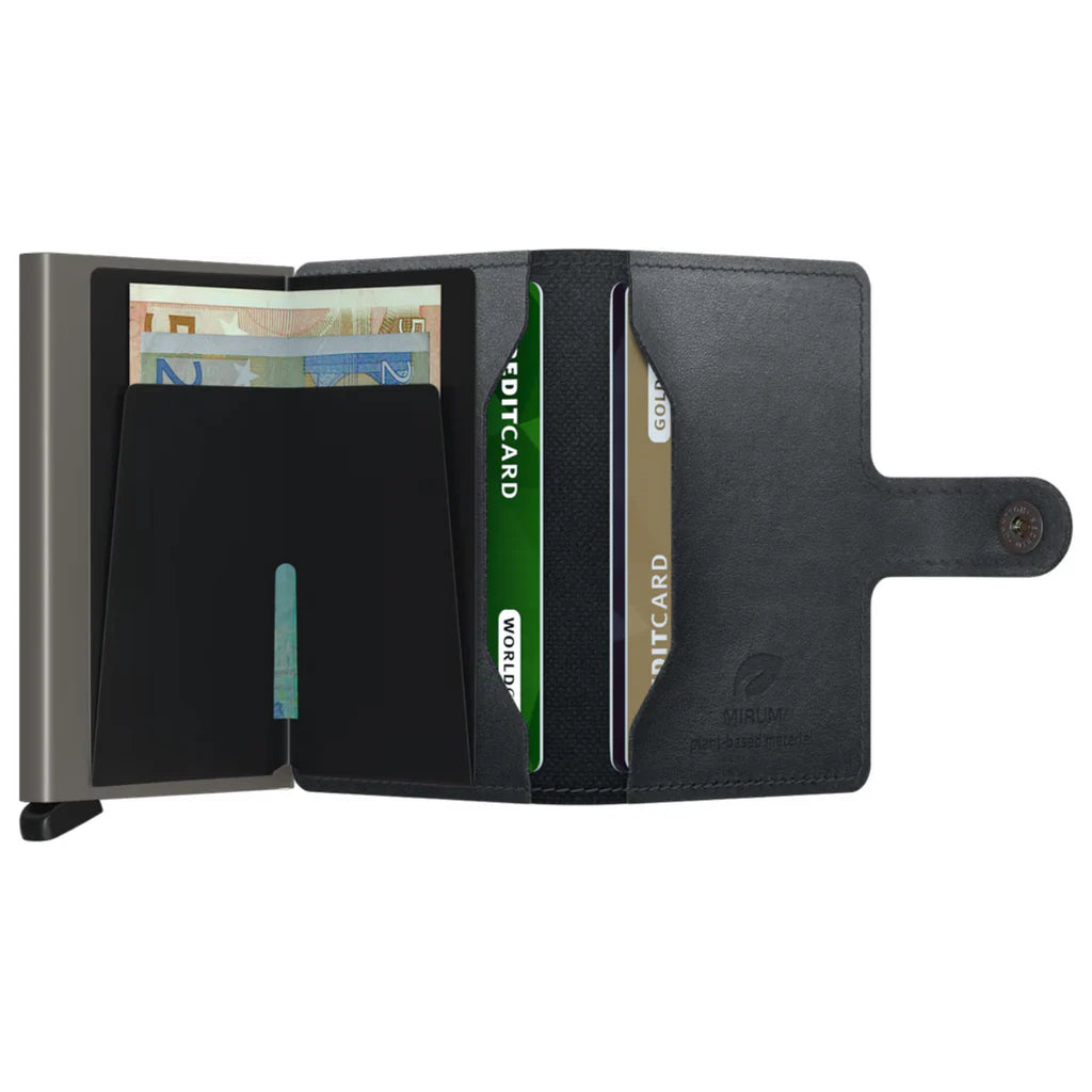 Secrid Miniwallet Mirium Plant-Based Black