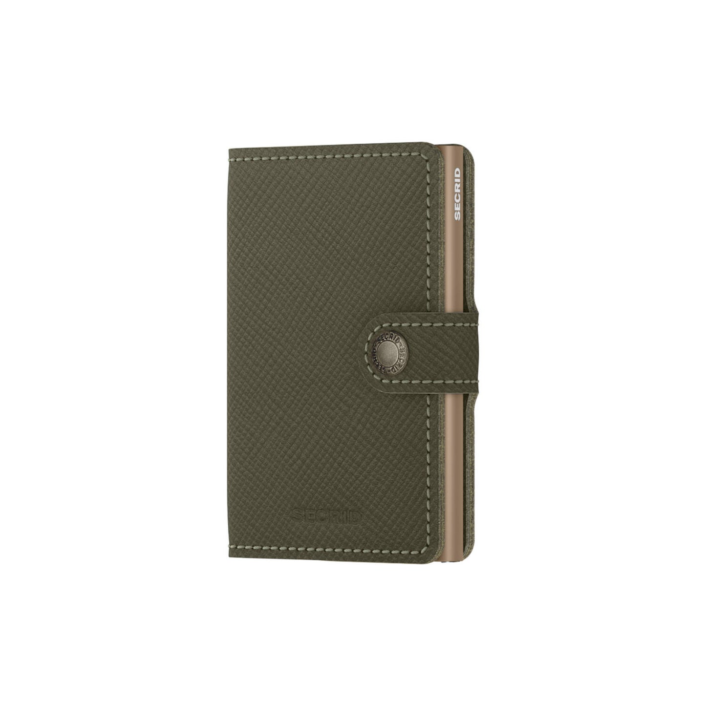 Secrid Miniwallet Saffiano Leather Olive