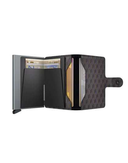 Secrid Miniwallet Optical Leather Grey