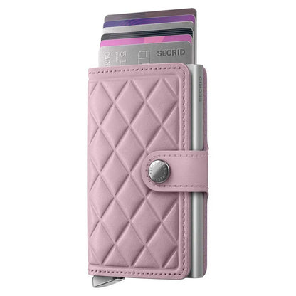 Secrid Premium Miniwallet Embossed Leather Pink