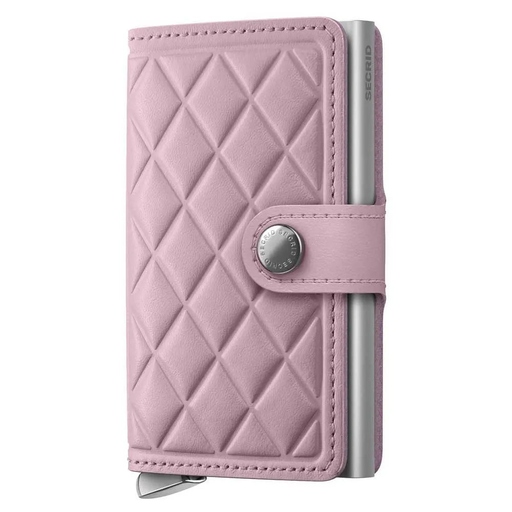 Secrid Premium Miniwallet Embossed Leather Pink