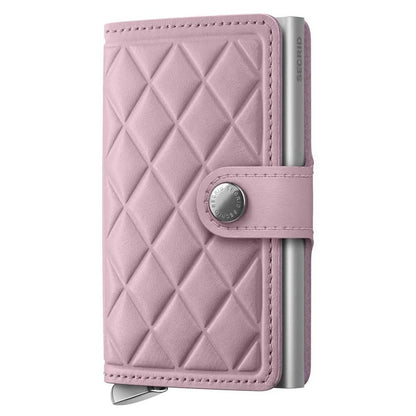 Secrid Premium Miniwallet Embossed Leather Pink