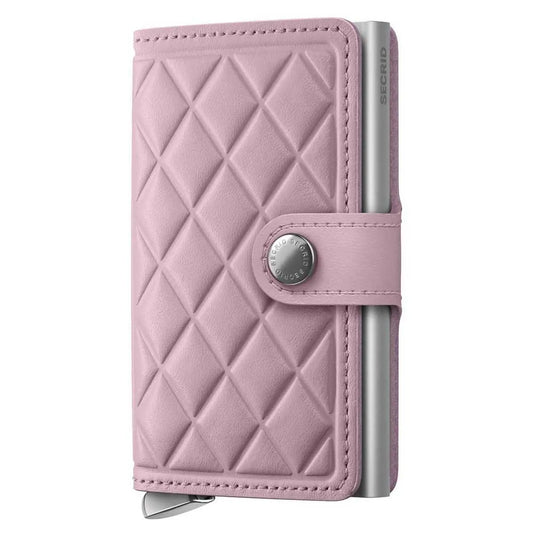 Secrid Premium Miniwallet Embossed Leather Pink