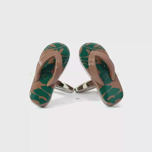 Camo Flip Flop Cufflinks
