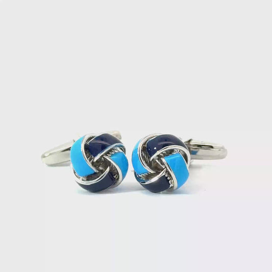 Blue Knot Cufflinks