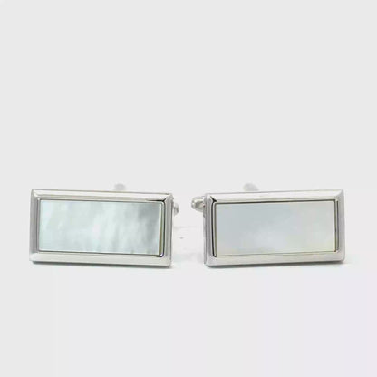Mother Of Pear Rectangle Cufflinks