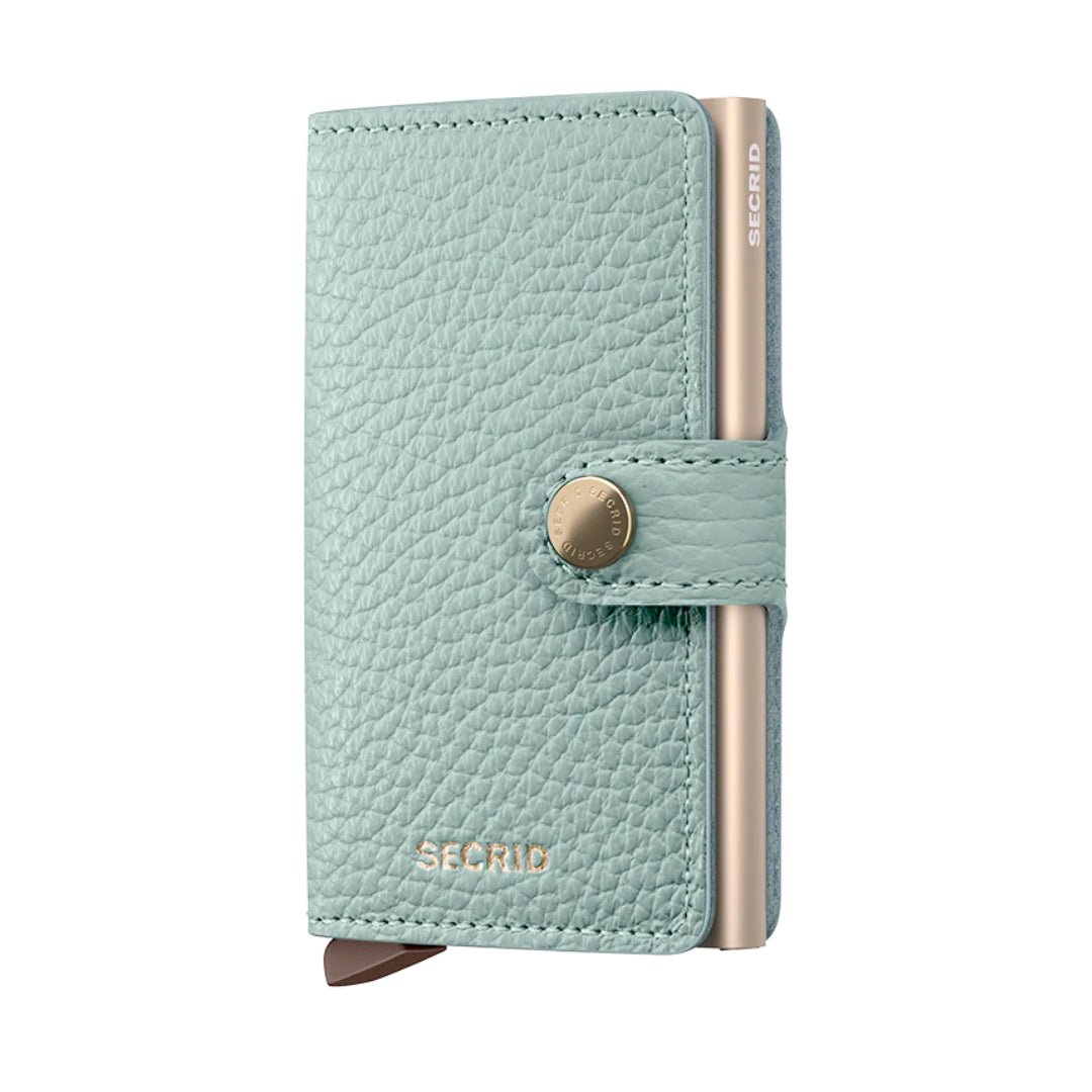 Secrid Miniwallet Pebble Leather Sea Green